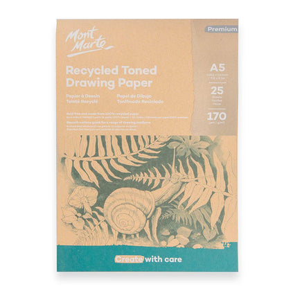 Recycled Toned Paper 170gsm (25 sheets) - MontMarte