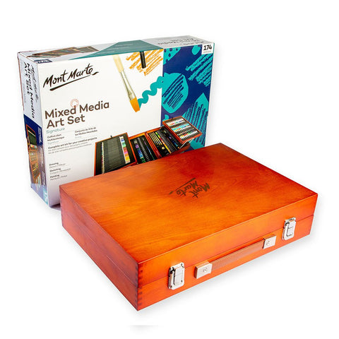 MM Studio Essentials Mixed Media Art Set 174pc - LUMINO