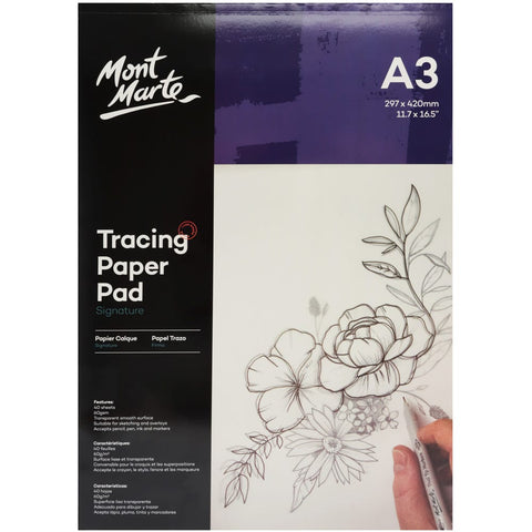 MM Tracing Paper Pad 60gsm 40 sheet A3