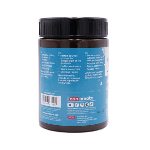 MM Studio Acrylic Paint 300ml - Burnt Umber