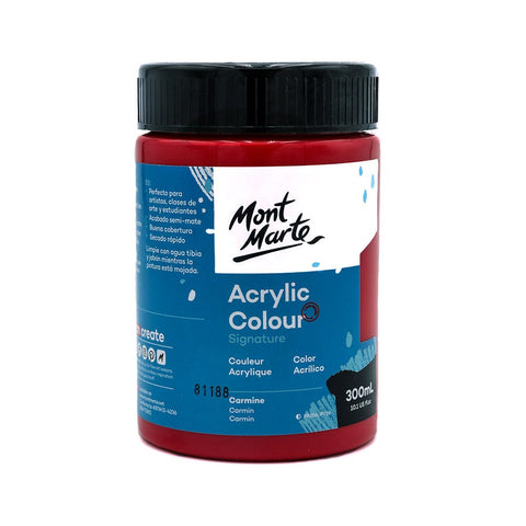 MM Studio Acrylic Paint 300ml - Carmine