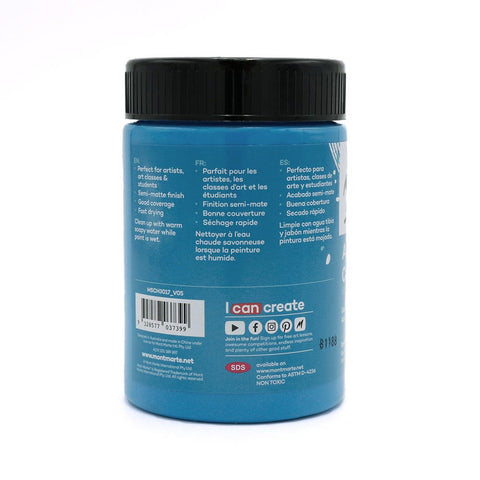 MM Studio Acrylic Paint 300ml - Cerulean Blue