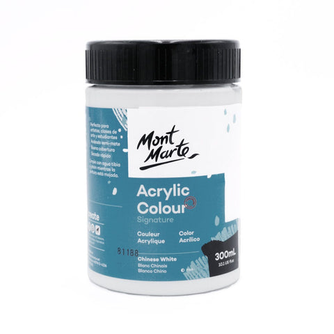 MM Studio Acrylic Paint 300ml - Chinese White