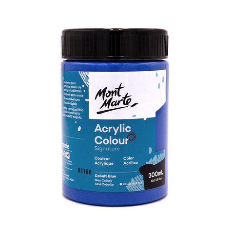 MM Studio Acrylic Paint 300ml - Cobalt Blue