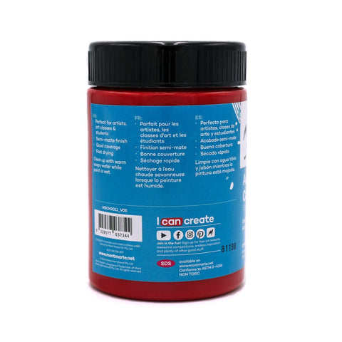 MM Studio Acrylic Paint 300ml - Crimson