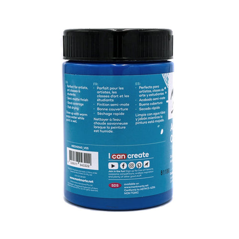 MM Studio Acrylic Paint 300ml - Deep Cyan