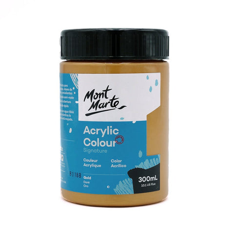 MM Studio Acrylic Paint 300ml - Gold