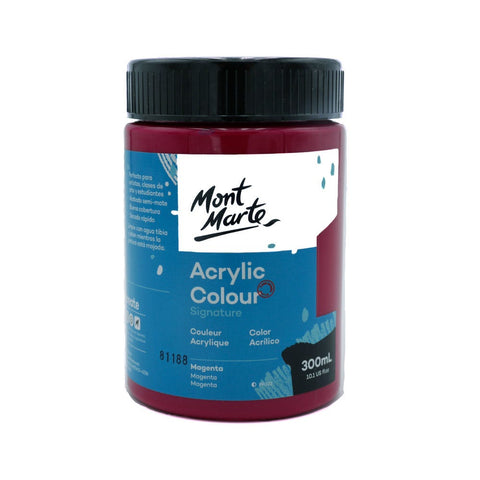 MM Studio Acrylic Paint 300ml - Magenta