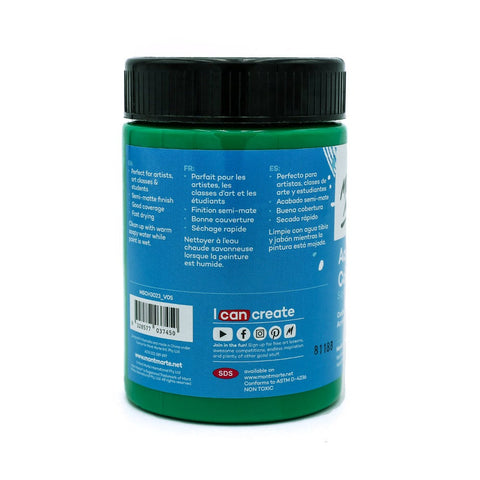 MM Studio Acrylic Paint 300ml - Medium Green