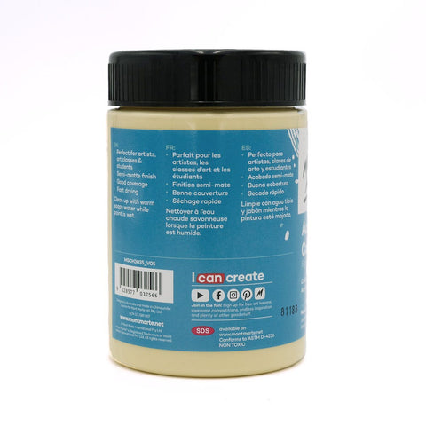 MM Studio Acrylic Paint 300ml - Naples Yellow