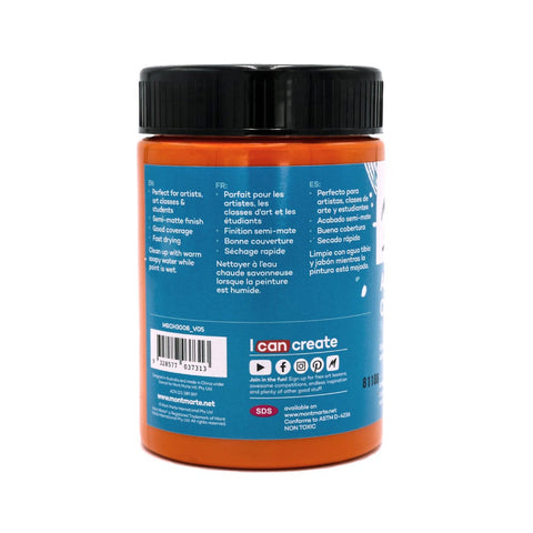 MM Studio Acrylic Paint 300ml - Orange