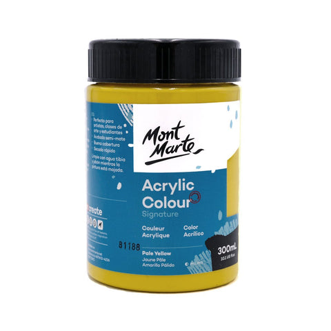 MM Studio Acrylic Paint 300ml - Pale Yellow