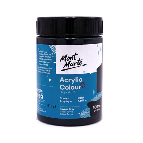 MM Studio Acrylic Paint 300ml - Paynes Grey