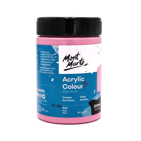 MM Studio Acrylic Paint 300ml - Pink