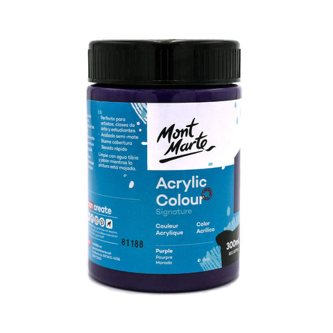 MM Studio Acrylic Paint 300ml - Purple