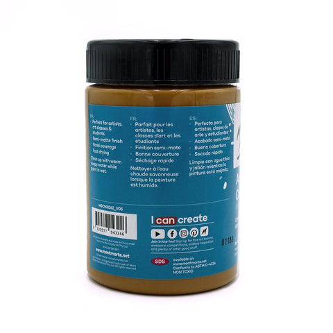 MM Studio Acrylic Paint 300ml - Raw Sienna