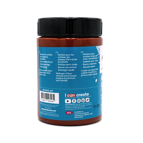 MM Studio Acrylic Paint 300ml - Red Ochre