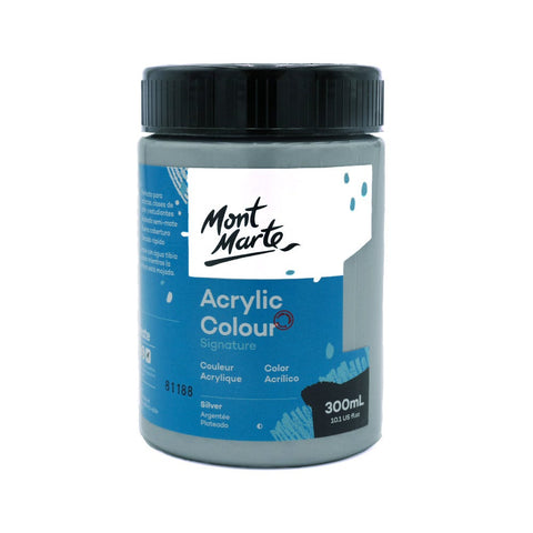 MM Studio Acrylic Paint 300ml - Silver