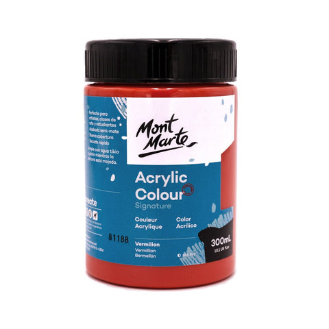 MM Studio Acrylic Paint 300ml - Vermillion