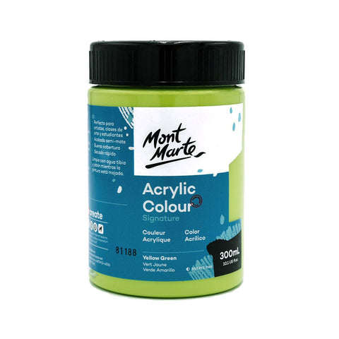 MM Studio Acrylic Paint 300ml - Yellow Green