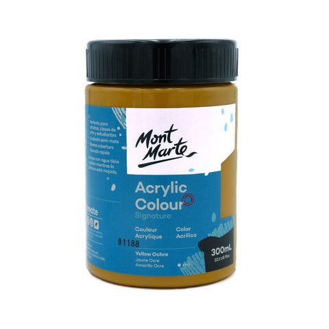 MM Studio Acrylic Paint 300ml - Yellow Ochre