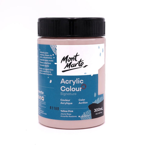 MM Studio Acrylic Paint 300ml - Yellow Pink