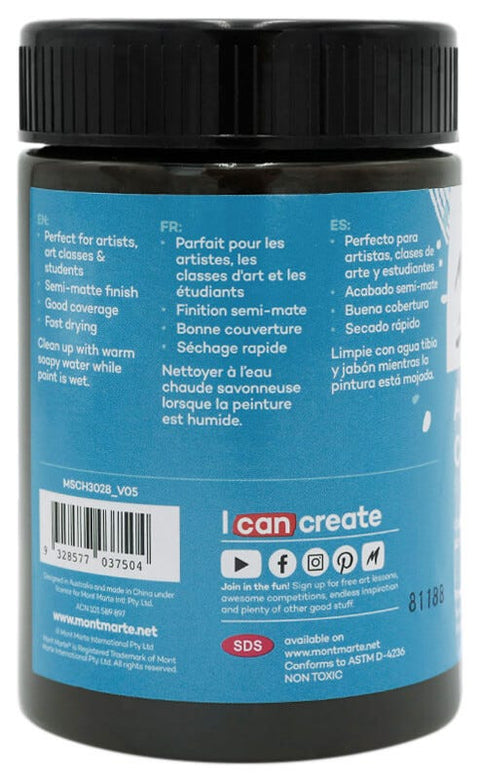 MM Studio Acrylic Paint 300ml - Raw Umber