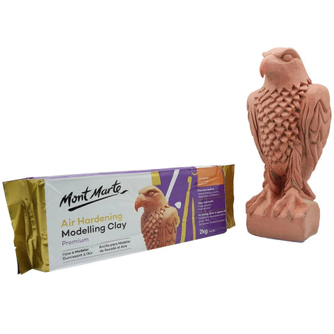 ჰაერზე შრობადი თიხა, ტერაკოტა 2 კგ - Air Hardening Modelling Clay - Terracotta 2kg