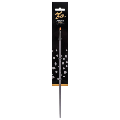 Artistic brush synthetic (professional) MM Artist Brush Taklon Flat Long 2