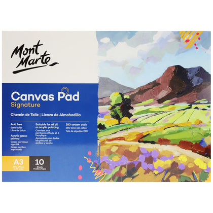 ტილოს რვეული / ალბომი Canvas Pad 10 Sheet A3
