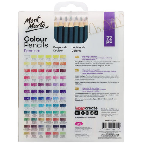 Набор цветных карандашей 72 цвета Color Pencils Premium 72шт. 
