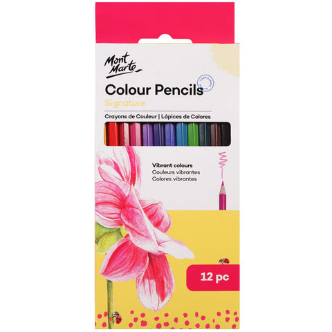 M.M. Colour Pencils 12pce - Essential Colours