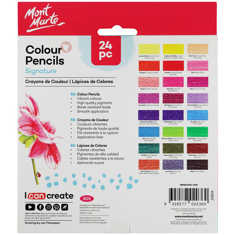 MM Colour Pencils 24pc - Essential Colours