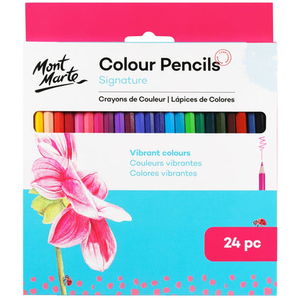 Набор цветных карандашей 24 цвета MM Color Pencils 24шт - Essential Colors