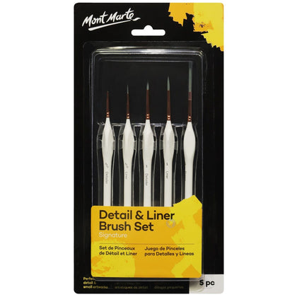 Detailer and Liner Set Detail/Liner Brush Set 5pc