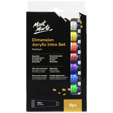MM Dimension Acrylic Intro Set 8pc x 18ml