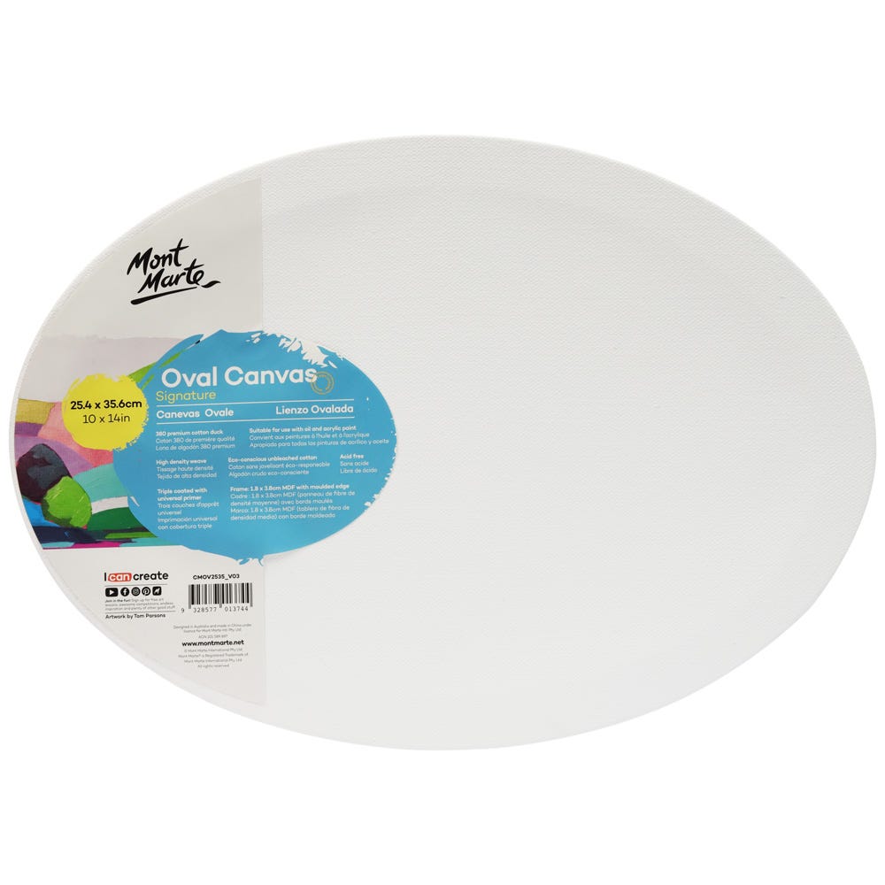 Oval Canvases Stretched Blank Canvas For sale LUMINO