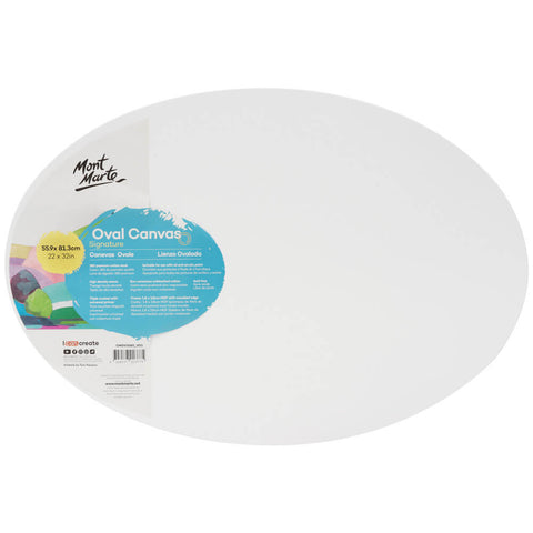 MM Canvas Oval D.T. 55.9x81.3cm
