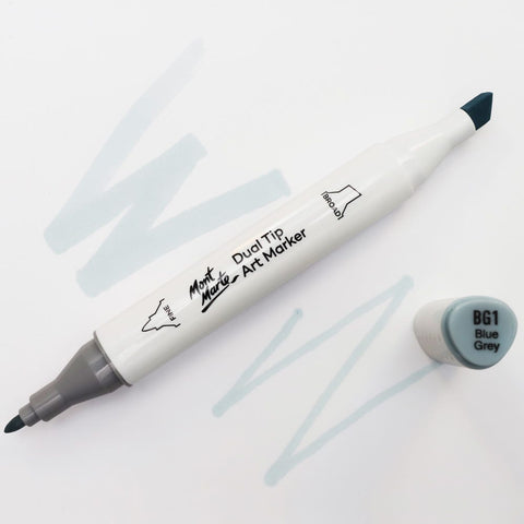 MM Dual Tip Art Marker - Blue Grey BG1