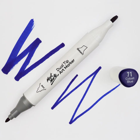 MM Dual Tip Art Marker - Cobalt Blue 71
