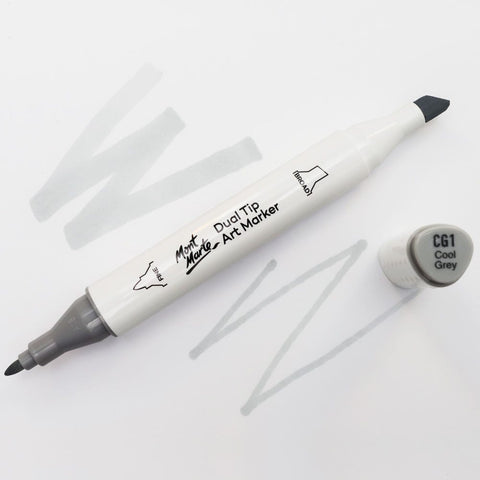 MM Dual Tip Art Marker - Cool Grey CG1