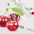 MM Dual Tip Art Marker - Coral Red 12