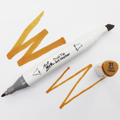 MM Dual Tip Art Marker - Dark Yellow 31