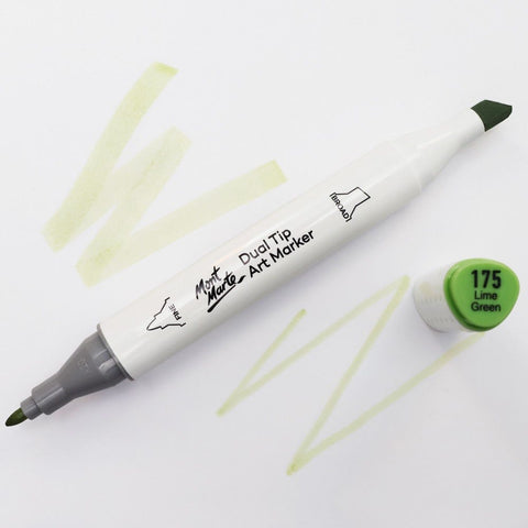 MM Dual Tip Art Marker - Lime Green 175