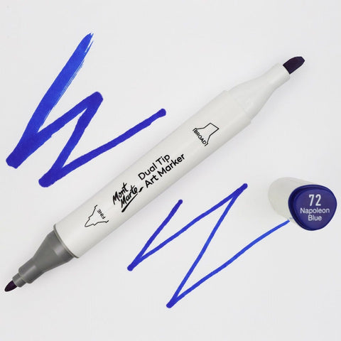 MM Dual Tip Art Marker - Napoleon Blue 72