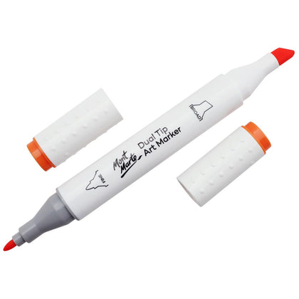 Drawing sketch marker with a double head (alcohol) MM Dual Tip Art Marker - Orange 23