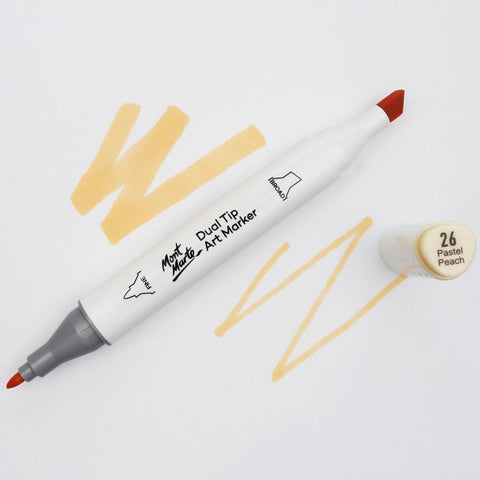 MM Dual Tip Art Marker - Pastel Peach 26
