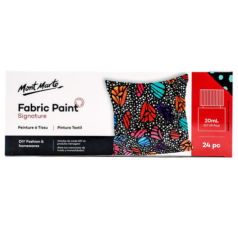 MM Fabric Paint Set 24pc x 20ml