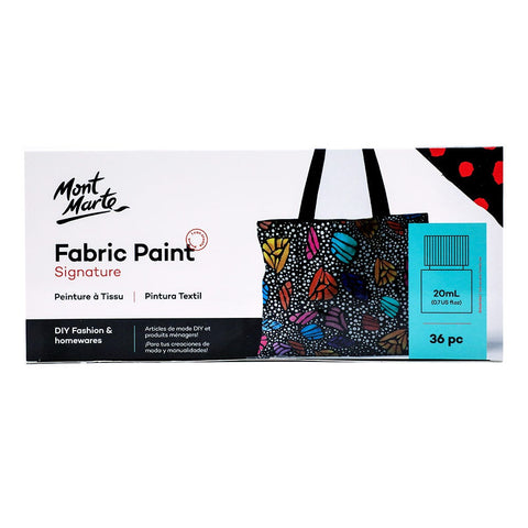 MM Fabric Paint Set 36pc x 20ml