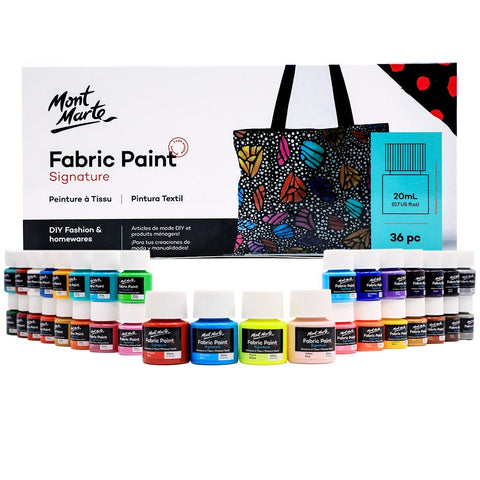 MM Fabric Paint Set 36pc x 20ml